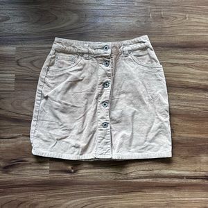 Vintage Gap Tan corduroy skirt